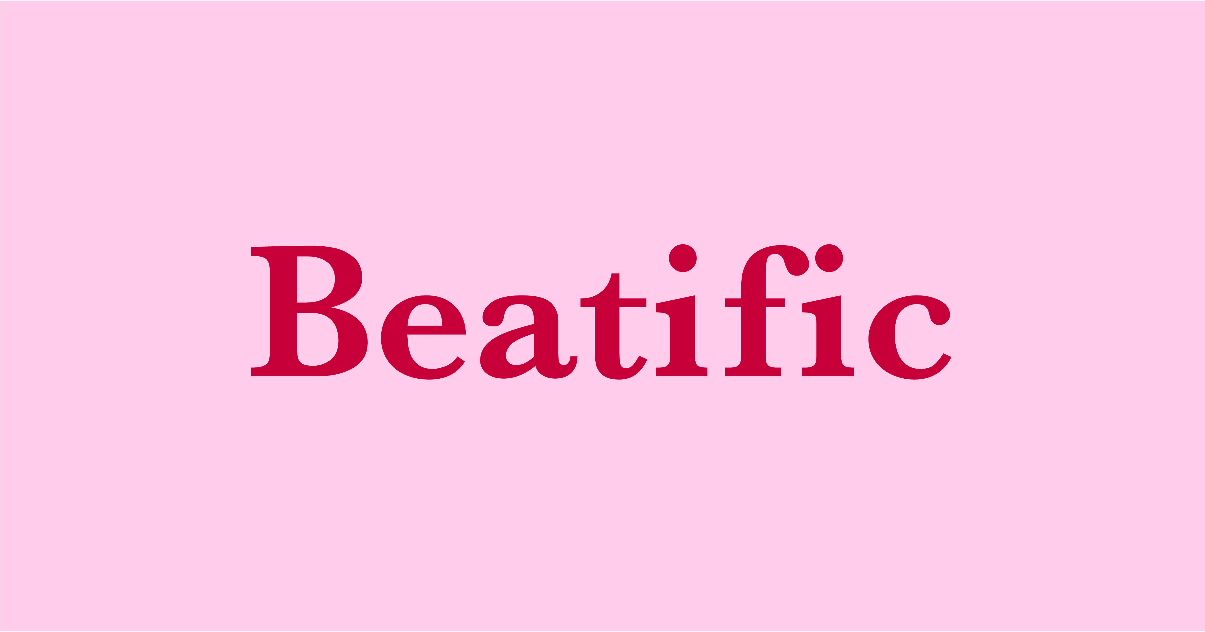 Beatific - Word Daily