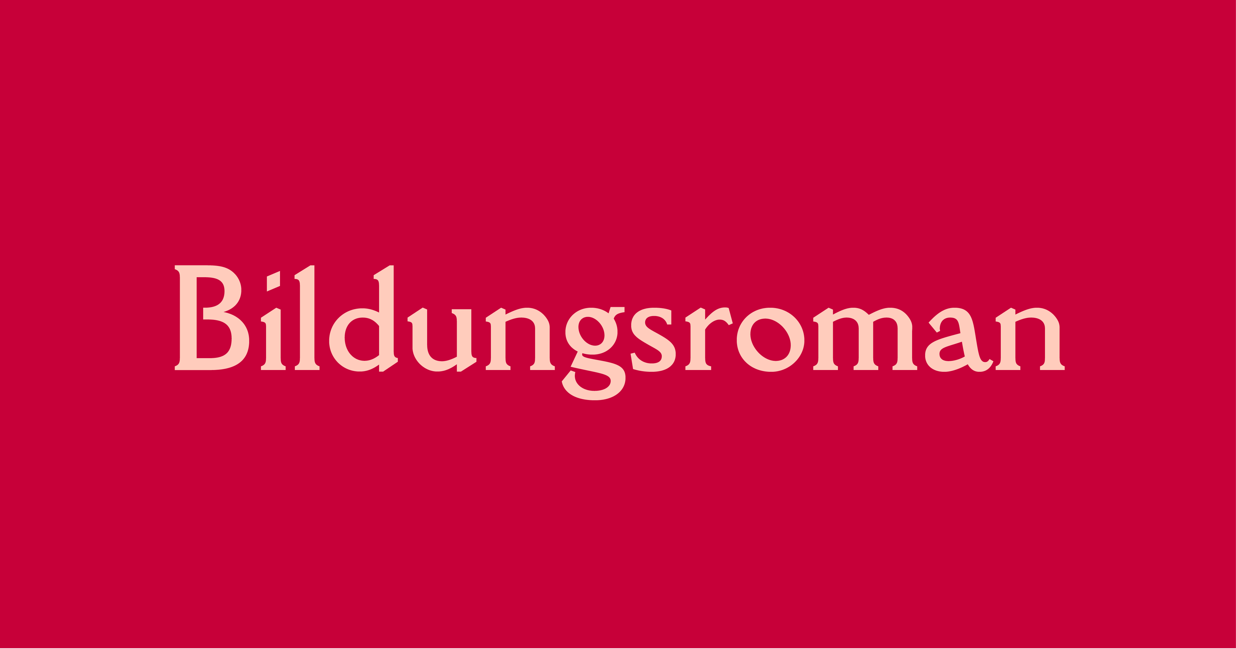 Bildungsroman Word Daily