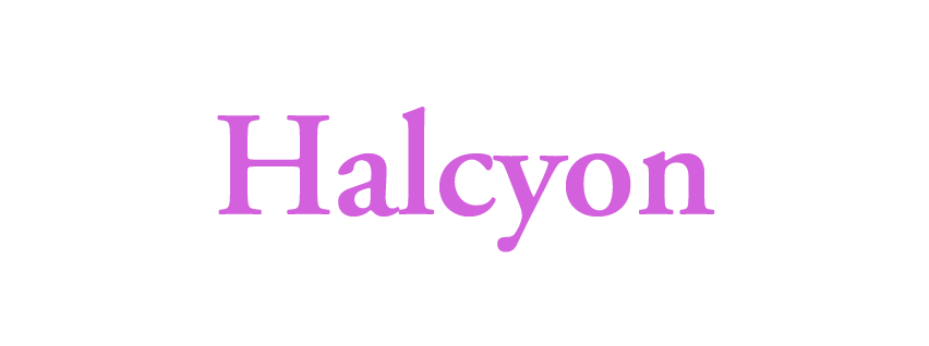 Halcyon - Word Daily