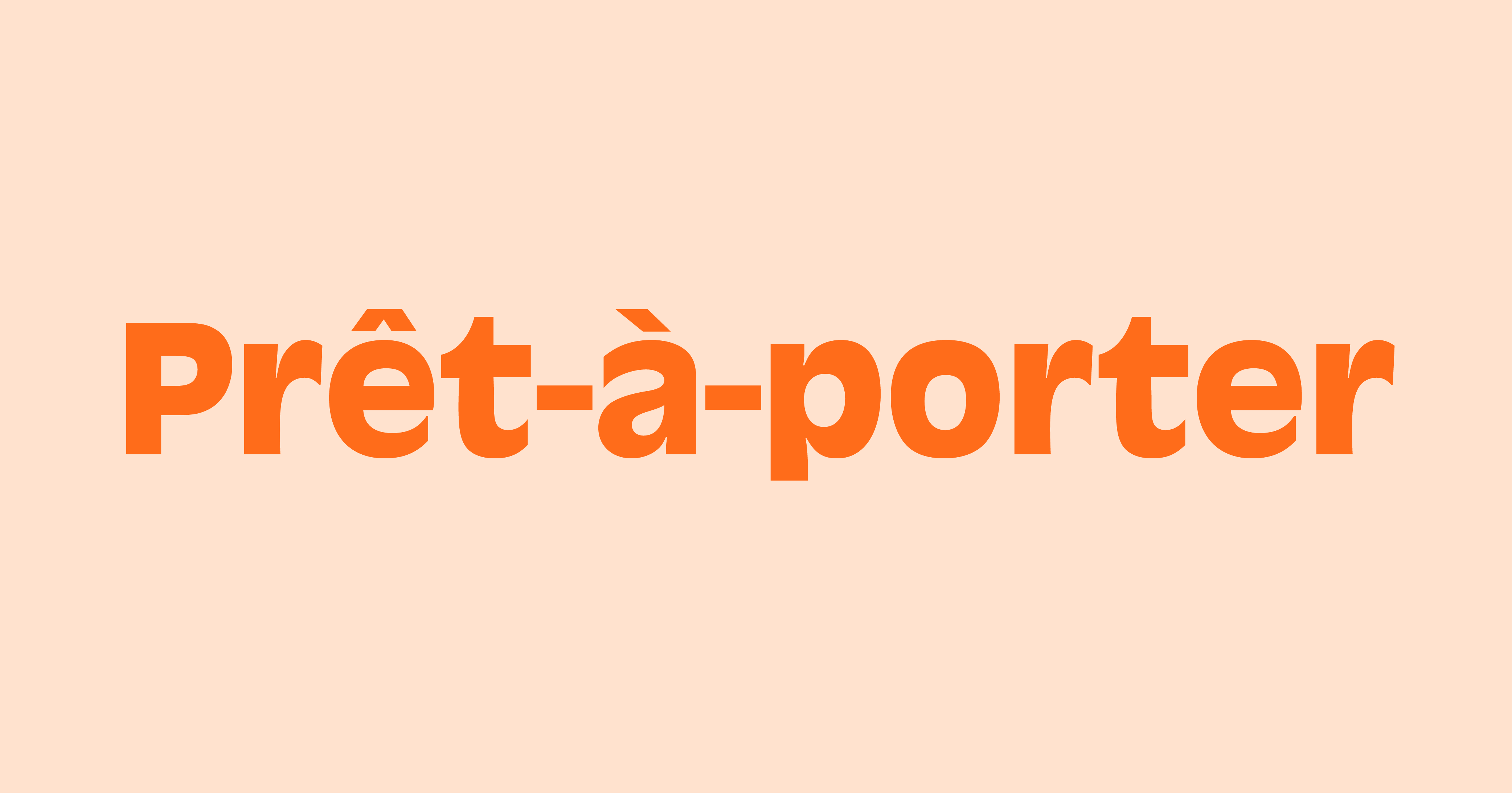 Prêt-à-porter - Word Daily