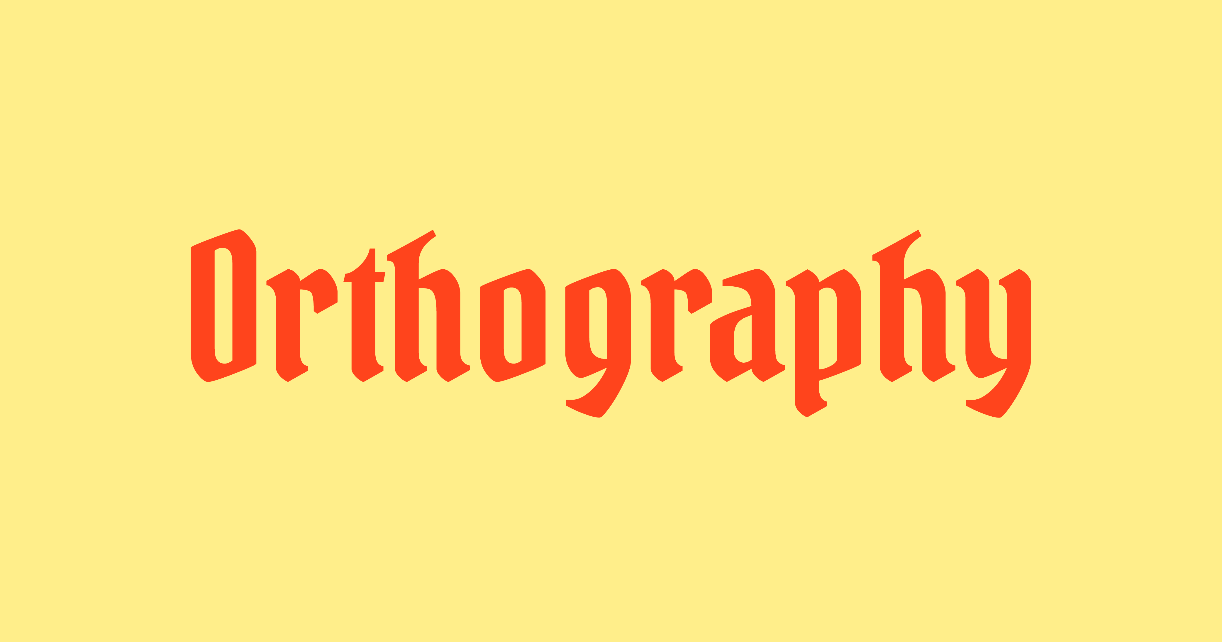 Orthography Word Daily Orthography Word Daily