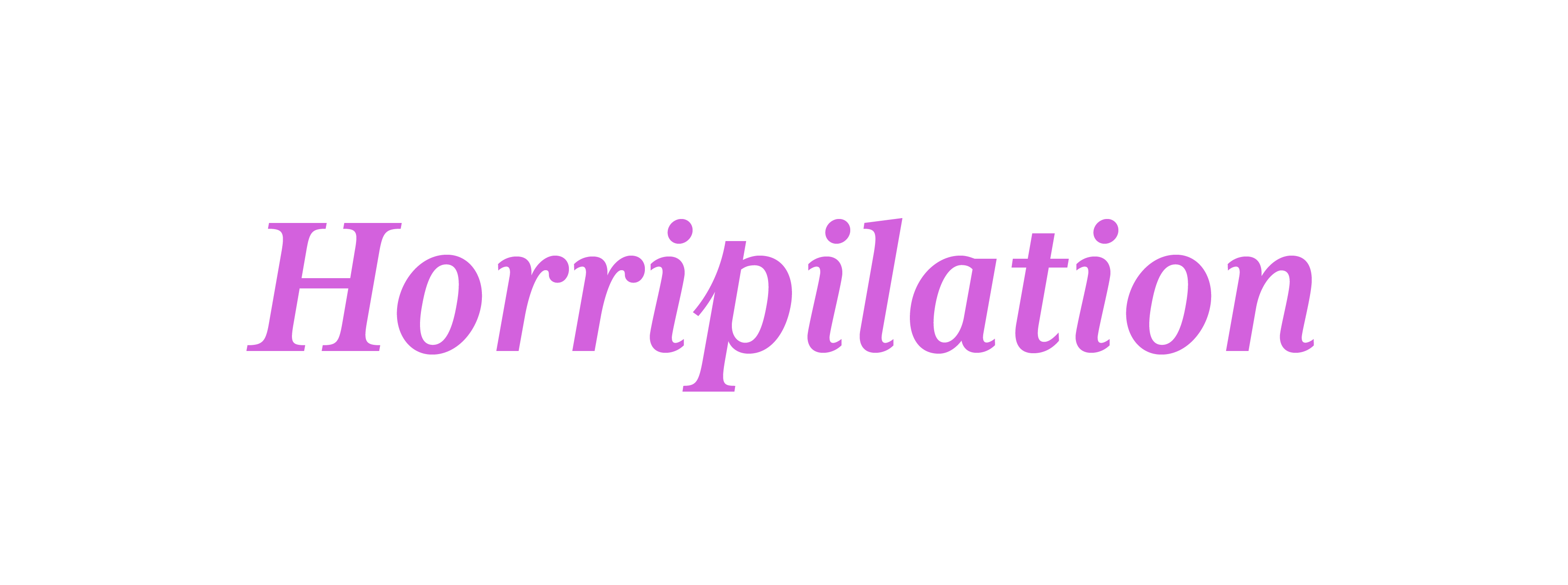 Horripilation Word Daily