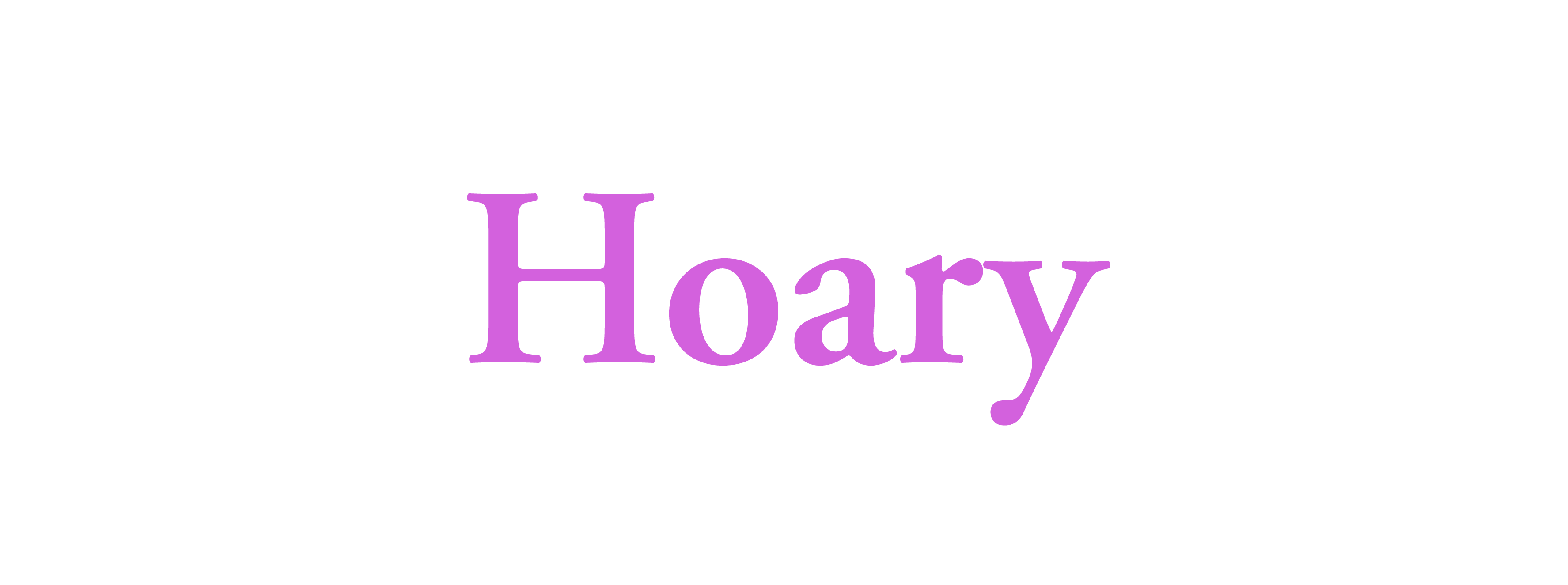 Hoary - Word Daily