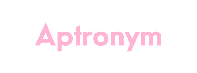 Aptronym