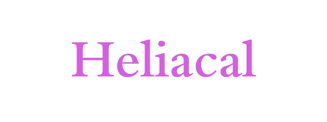 Heliacal